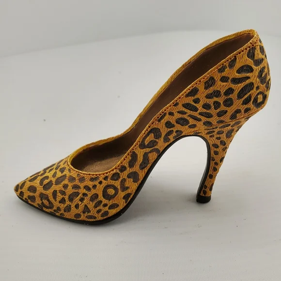Just The Right Shoe Leopard Stiletto - Picture 1 of 6
